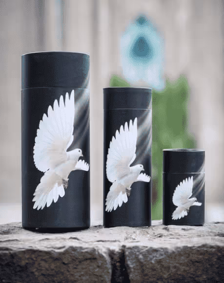 Scattering Tube - Ascending Dove Motif